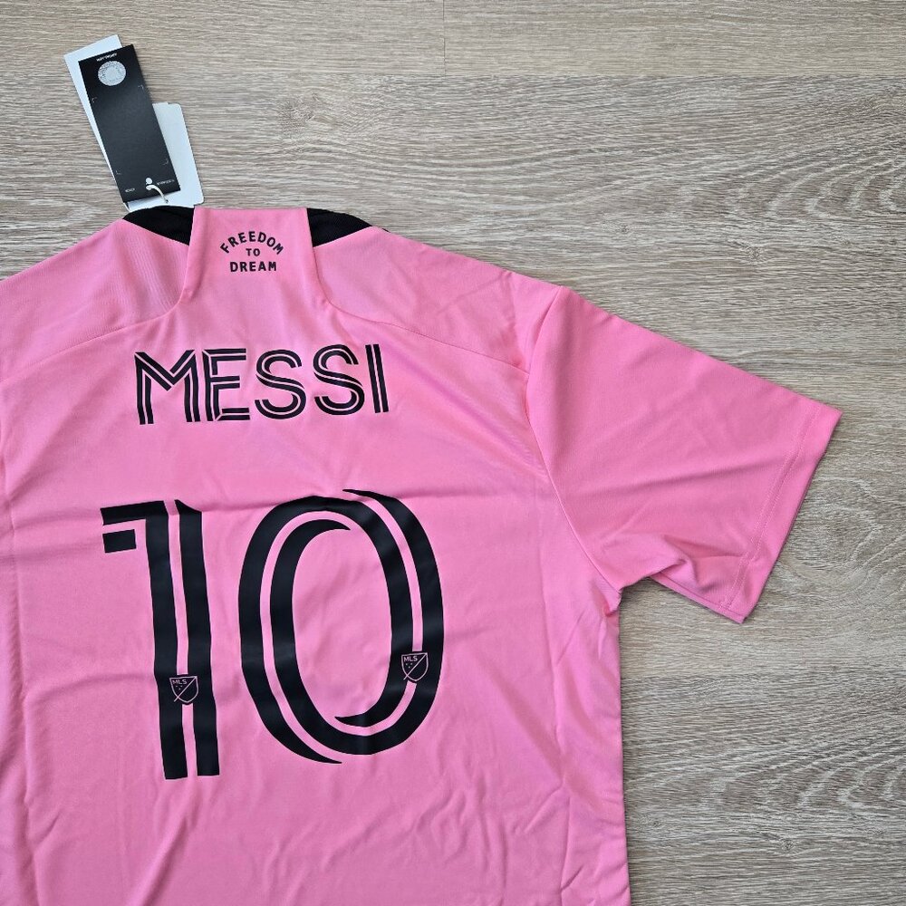 Adidas Inter Miami CF Messi Home Soccer Jersey Medium Official $130 New With Tag - Picture 10 of 17